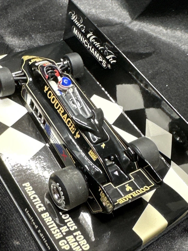 Minichamps 1/43 Lotus Ford 88 "British GP 1981" Nigel Mansell Scarce Boxed USA - Image 3 of 4