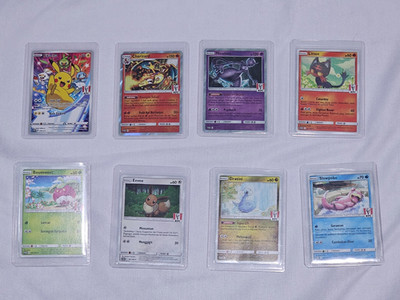 Pokemon Card Indonesia Version Promo KFC SET ALL 8 of 8