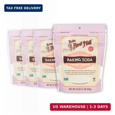 Bobs Red Mill Baking Soda, 16oz (Pack of 4) N...