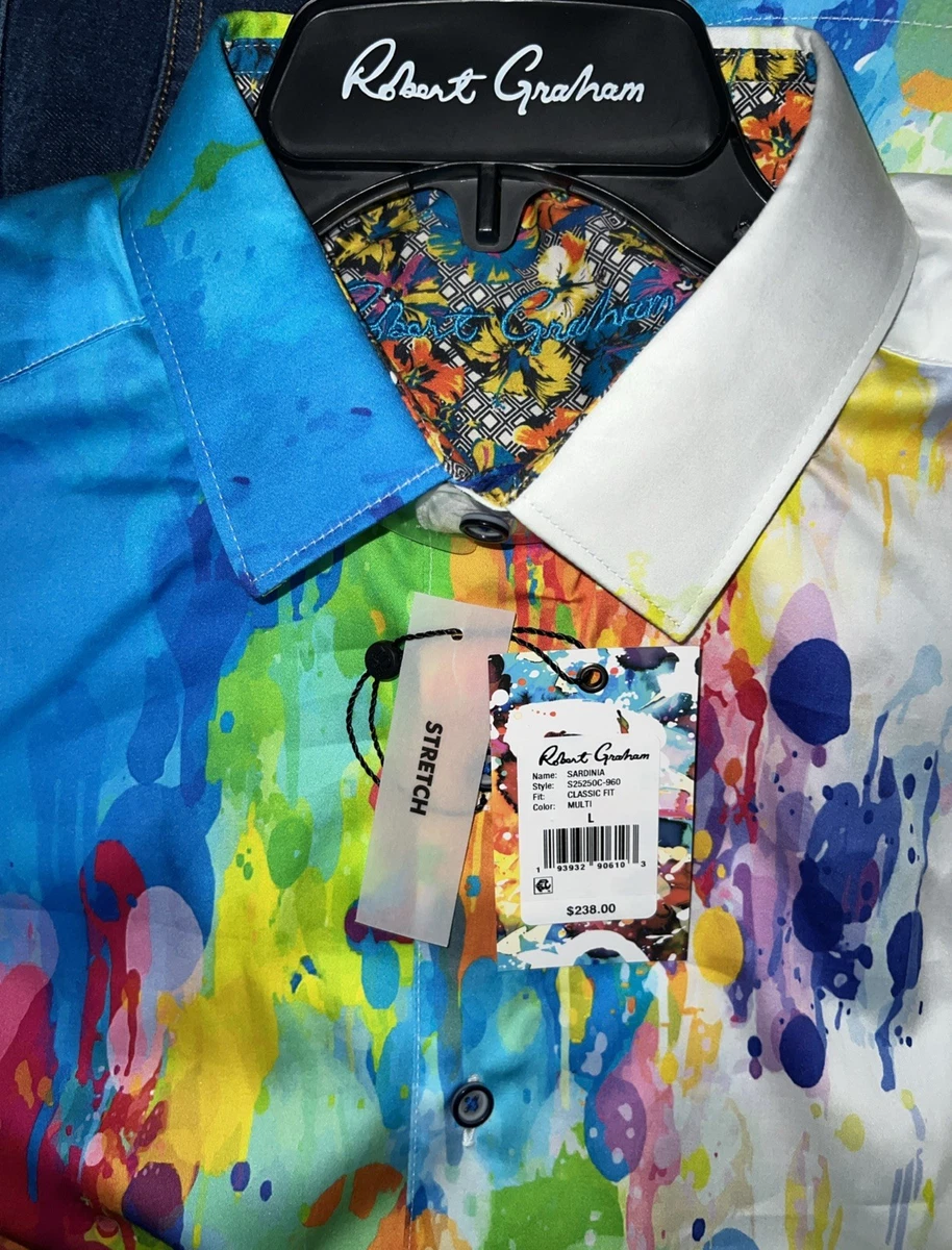 取寄 ロバート グラハム クリークビュー ショート スリーブ ニット シャツ Robert Graham Creekview Short Men s Robert