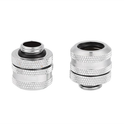 2x G1/4 Compression Fitting For OD 14MM Rigid Hard Tubing Water Cooling Syste CB