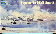 Trumpeter 01601 1/72 Tupolev Tu-95MS Bear-H Brand New Complete Kit
