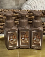 3 X Bath Body Works Toasted Coconut Cr me Foaming Hand Soap - NEW