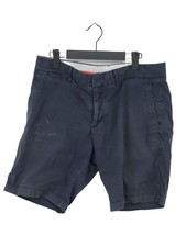 Peak Performance Men's Shorts W 32 in Blue Cotton with Elastane Chino