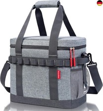 Kühltasche 20L, 12h Kühlung, Groß Faltbar Picknicktasche, Kühlbox Tragbare Iso