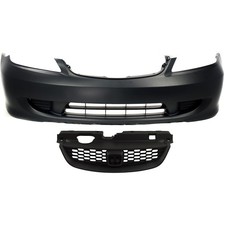 Bumper Cover Kit For 2004-2005 Honda Civic Front 2pc With Grille