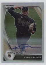 2021 Panini Prizm Draft Picks Silver Prizm Auto Kumar Rocker #PDP10 Auto z7j