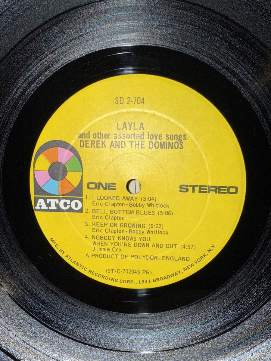 DEREK & THE DOMINOS Layla ATCO 2xLP NM/VG++ gatefold 1st Press | eBay DEREK & THE DOMINOS Layla ATCO 2xLP NM/VG++ gatefold 1st Press | eBay