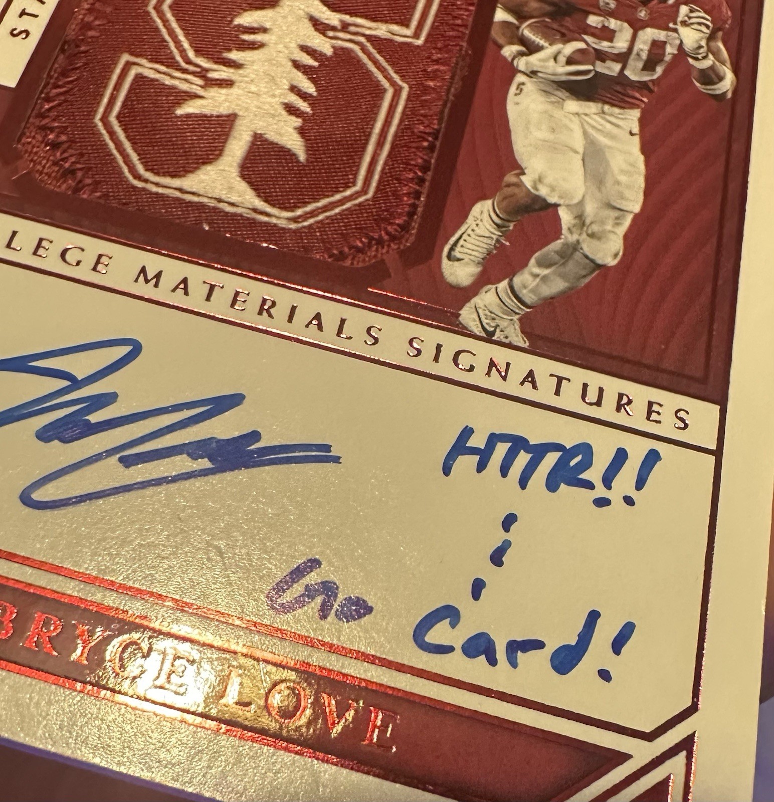 2019 National Treasures Bryce Love Rookie Logo Patch Auto #1/1 Read Description view 4