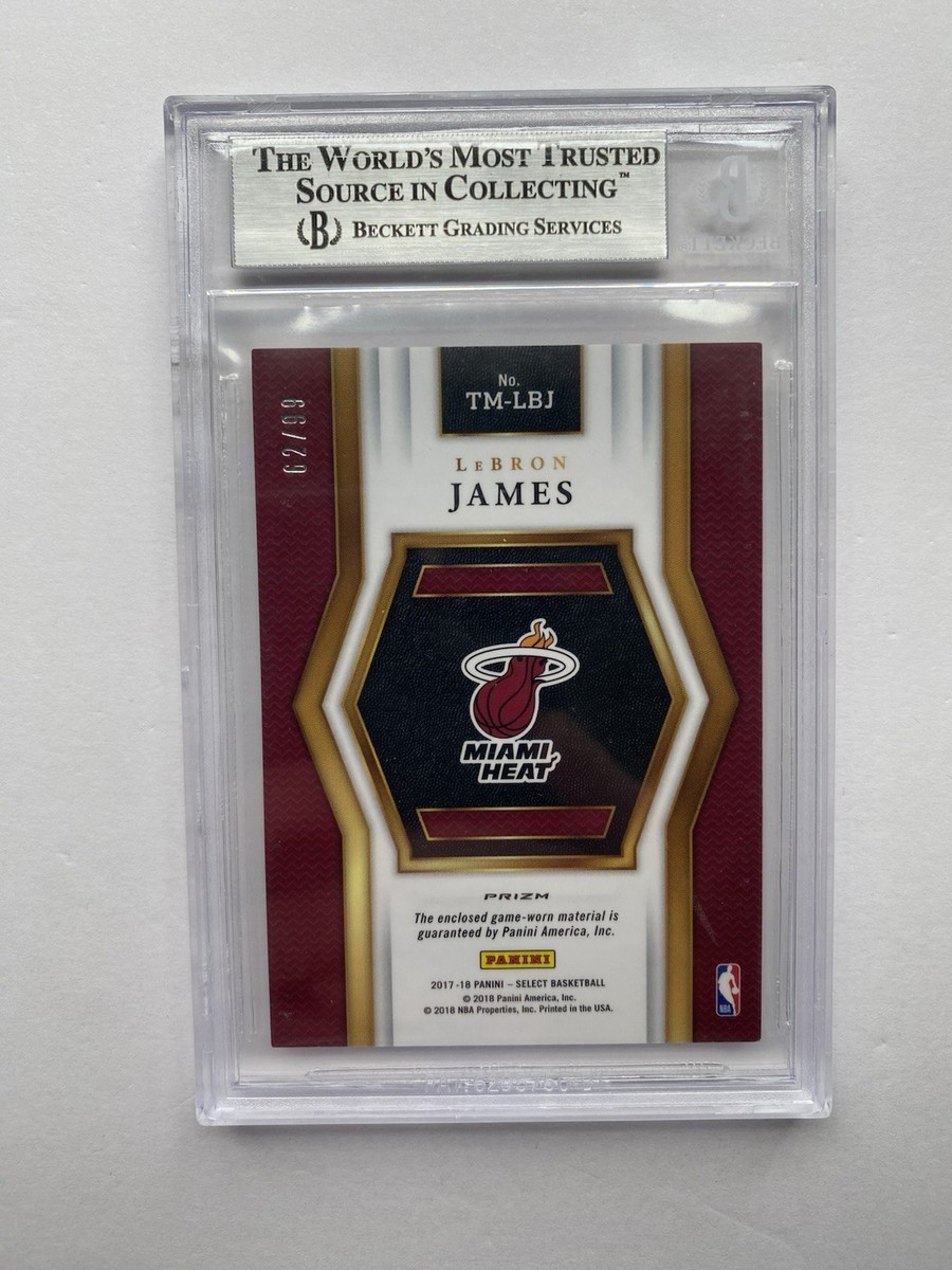 2017-18 Panini Select - Throwback Memorabilia LeBron James #TM-LBJ