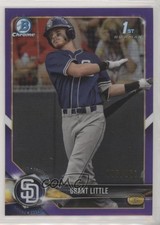 2018 Bowman Draft Chrome Purple Refractor 45/250 Grant Little #BDC-110 c5r