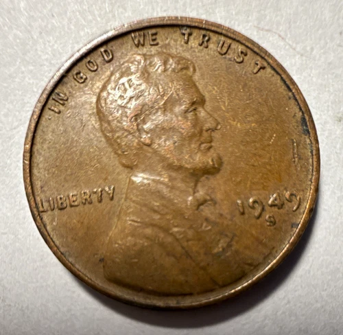 Photo of a 1949-S Lincoln Wheat Cent from an eBay listing that sold on Jul 18, 2026