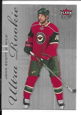 2009-10 Fleer Ultra Ultra Rookie John Scott Rookie RC Card #223