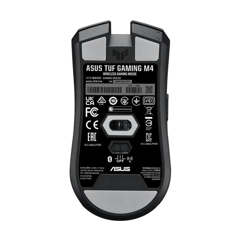 ASUS TUF Gaming M4 Wireless kabellose Gaming-Maus (beidhändig, 12000 DPI-Sensor) - Bild 3 von 4