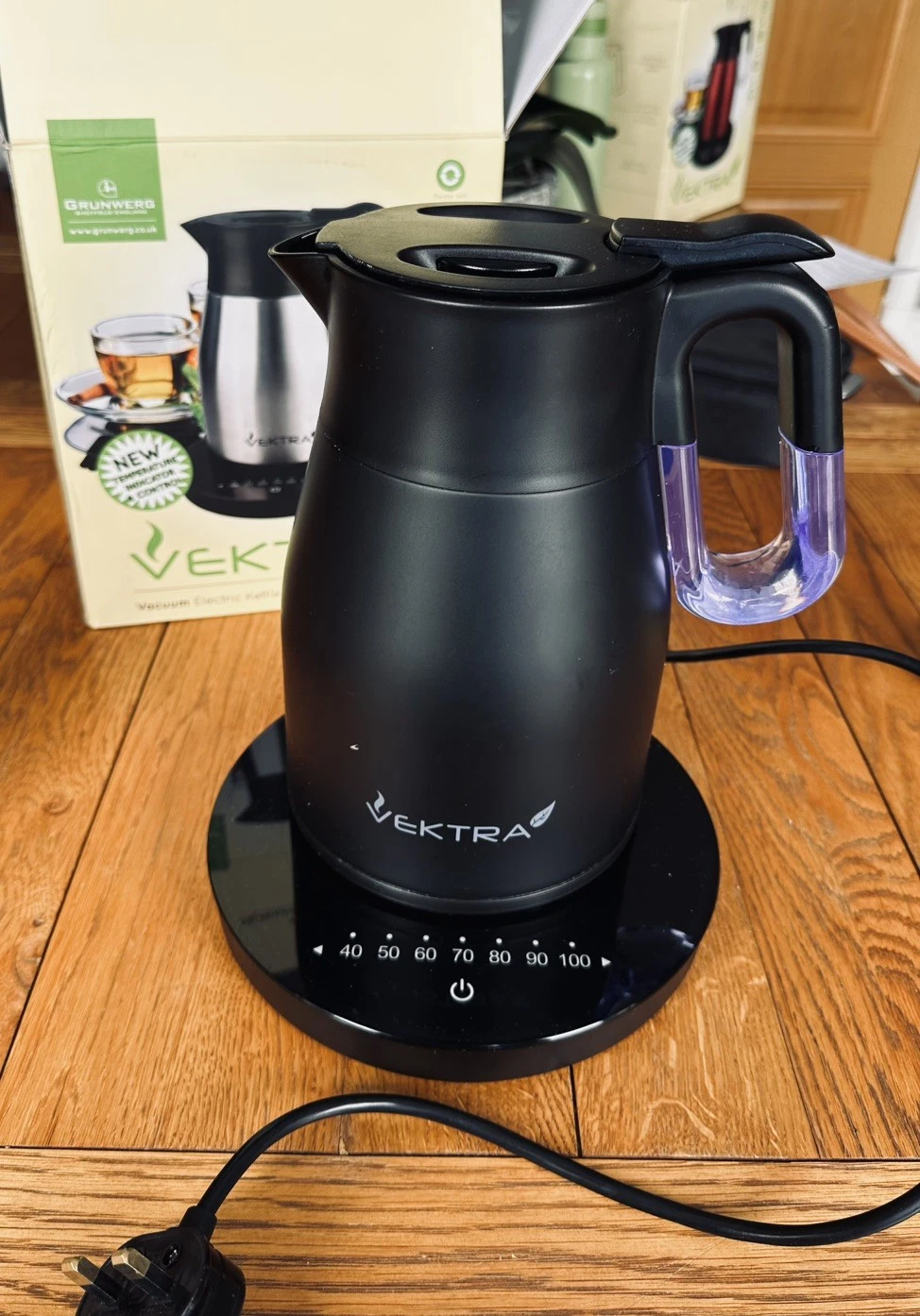 Vektra 4 Eco Kettle 1.5L Varied Temperature Controlled Blacl - Tested
Opens in a new window or tab
