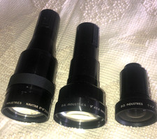 3 Vintage D.O. Industries Navitar Zoom Projection Lens Various Sizing See Pics