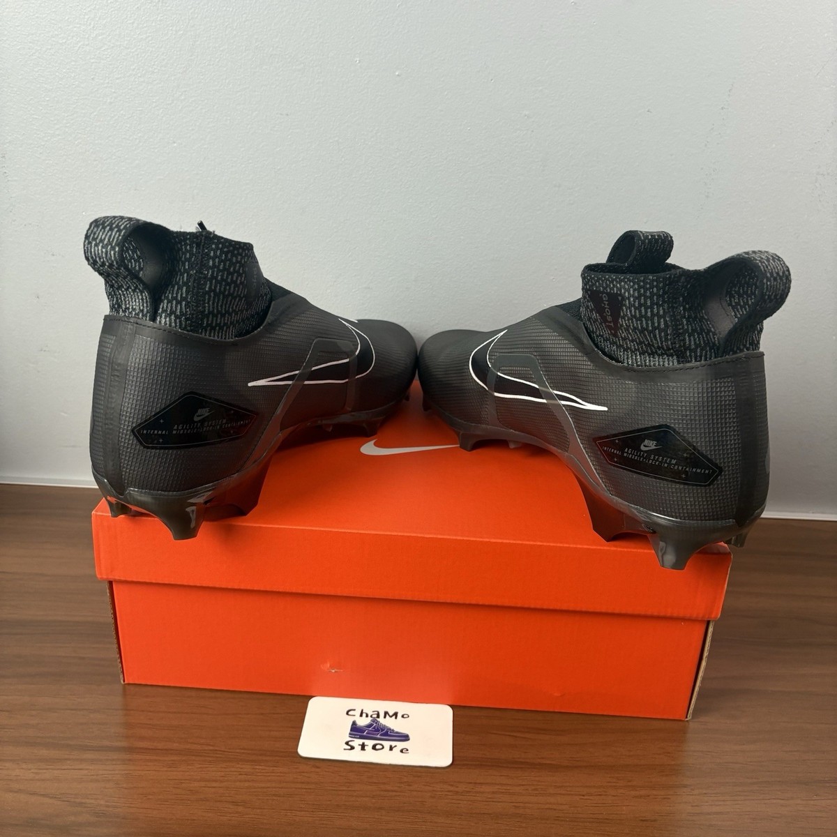NIKE Men\'s 9.5 Alpha Menace ELITE 3 Football Cleats Black DM1792-004 Amazon.com | Nike Men main image 2