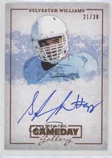2013 Press Pass Gameday Gallery Bronze 21/38 Sylvester Williams #GG-SW Auto 3c7