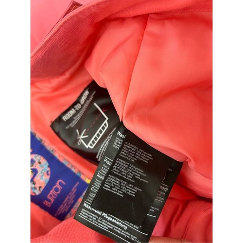 Burton Dry Ride Kids Room-To-Grow Snow / Ski Pants In Pink Size L - Picture 8 of 9