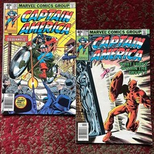 Lot of 2 Captain America #237 + #239 Newsstand Edition 1979 Marvel Comics XLNT