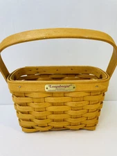Longaberger 1998 Dresden Tour Basket Signed with Swinging Handle RARE