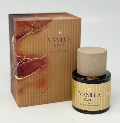 BATH & BODY WORKS VANILLA CAFE EAU DE PARFUM 1.7 OZ PERFUME SPRAY MIST GIFT BOX
