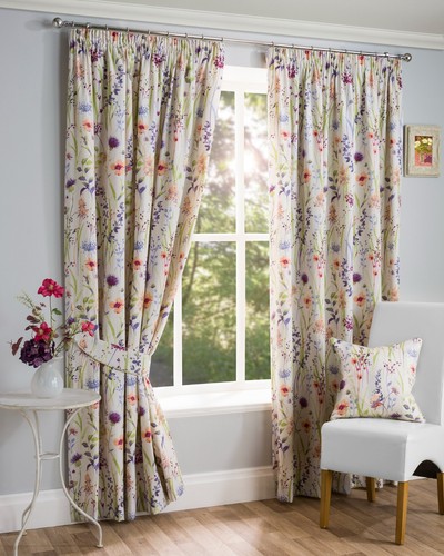 Juego de ropa de cama o cortinas con flores florales Sundour Hampshire - Imagen 61 de 95
