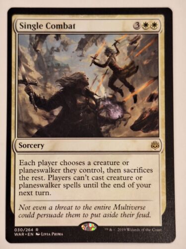 Single Combat - War of the Spark - Magic the Gathering MTG Nice!