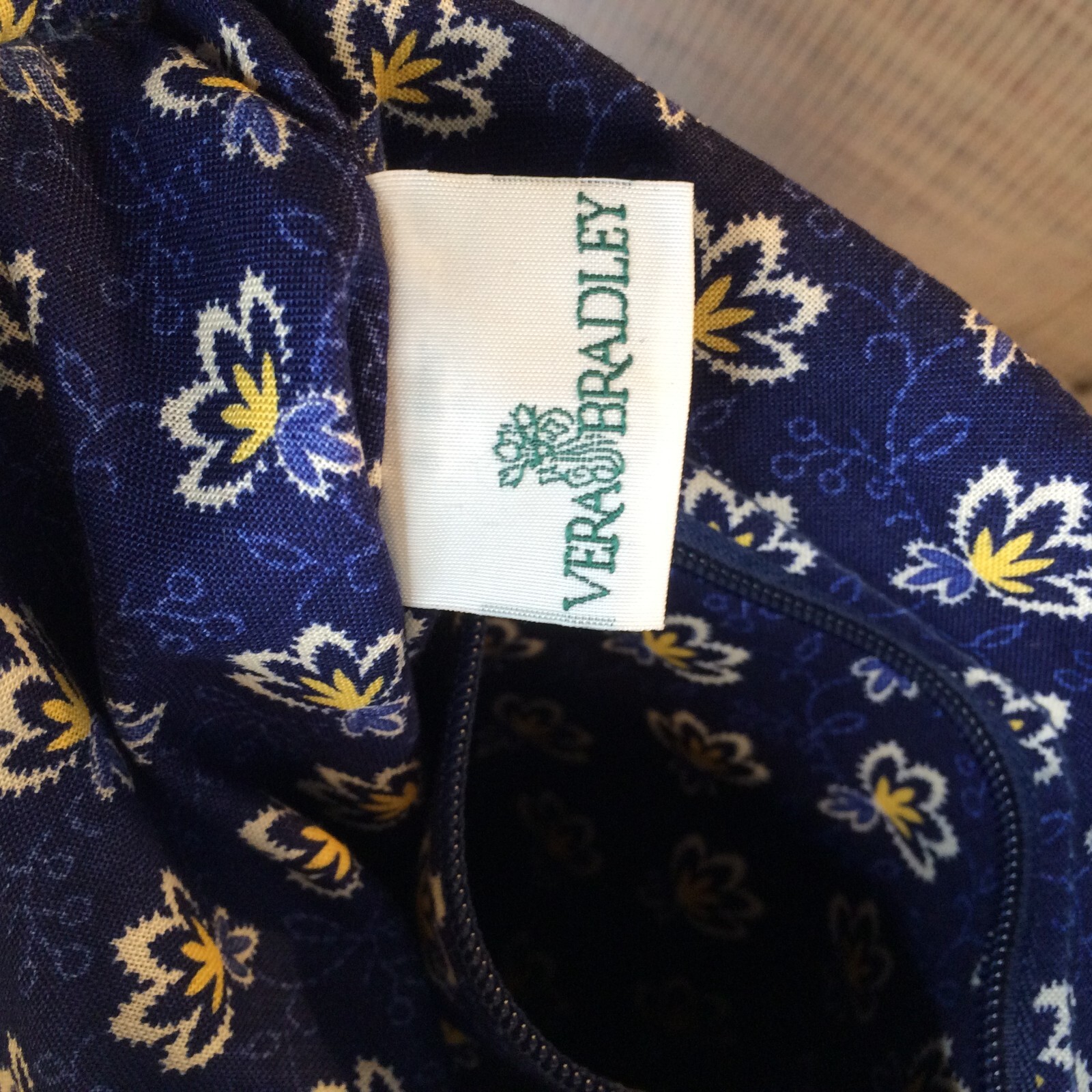 Vintage Vera Bradley MAISON BLUE Crossbody Shoulder Bag Purse CLEARANCE