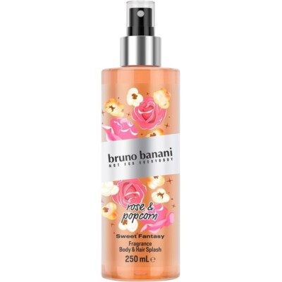   Bruno Banani Sweet Fantasy Rose Popcorn Body Splash Körper Bodyspray 250ml  
