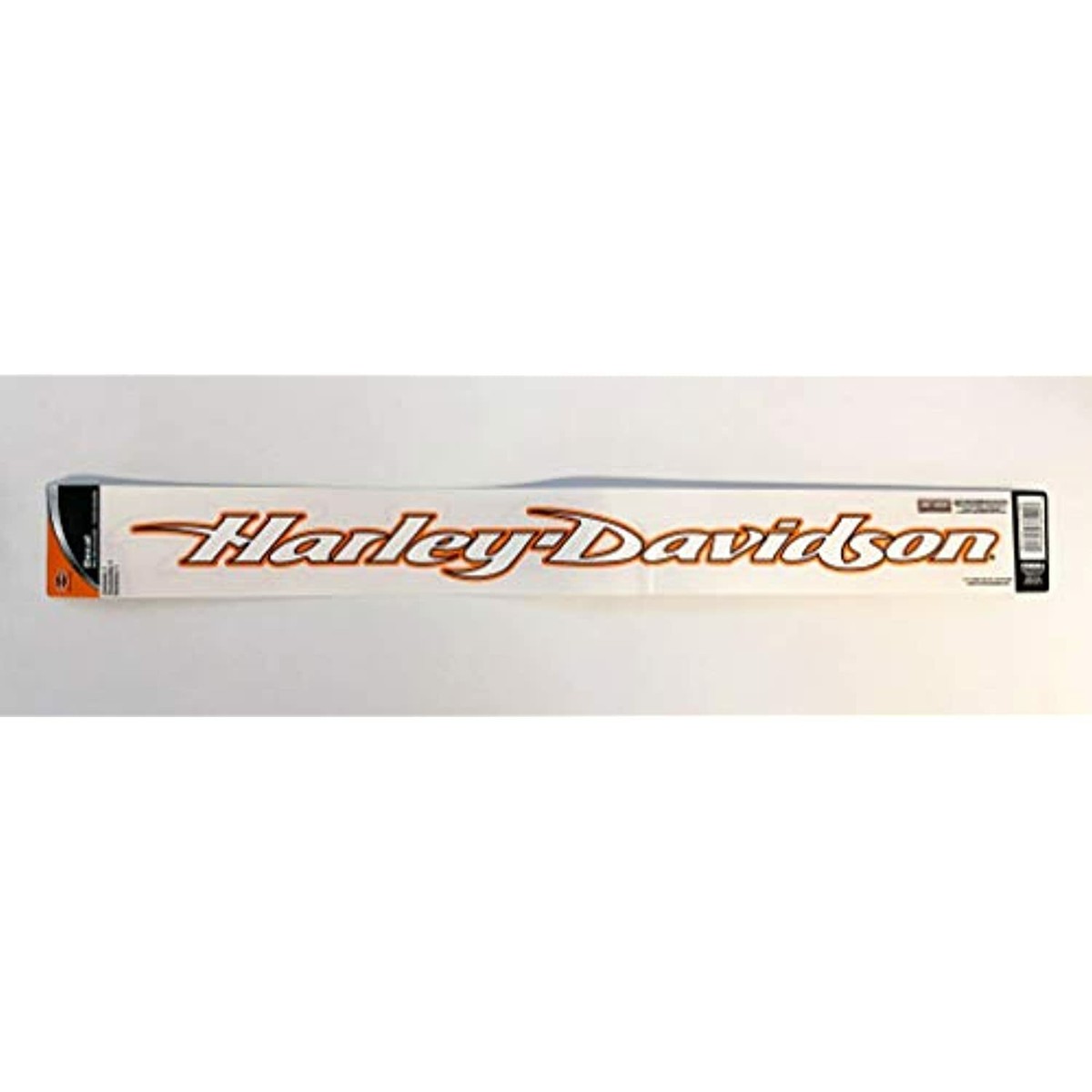 Chroma 33400 Orange Harley Davidson Script Windshield Decal 2