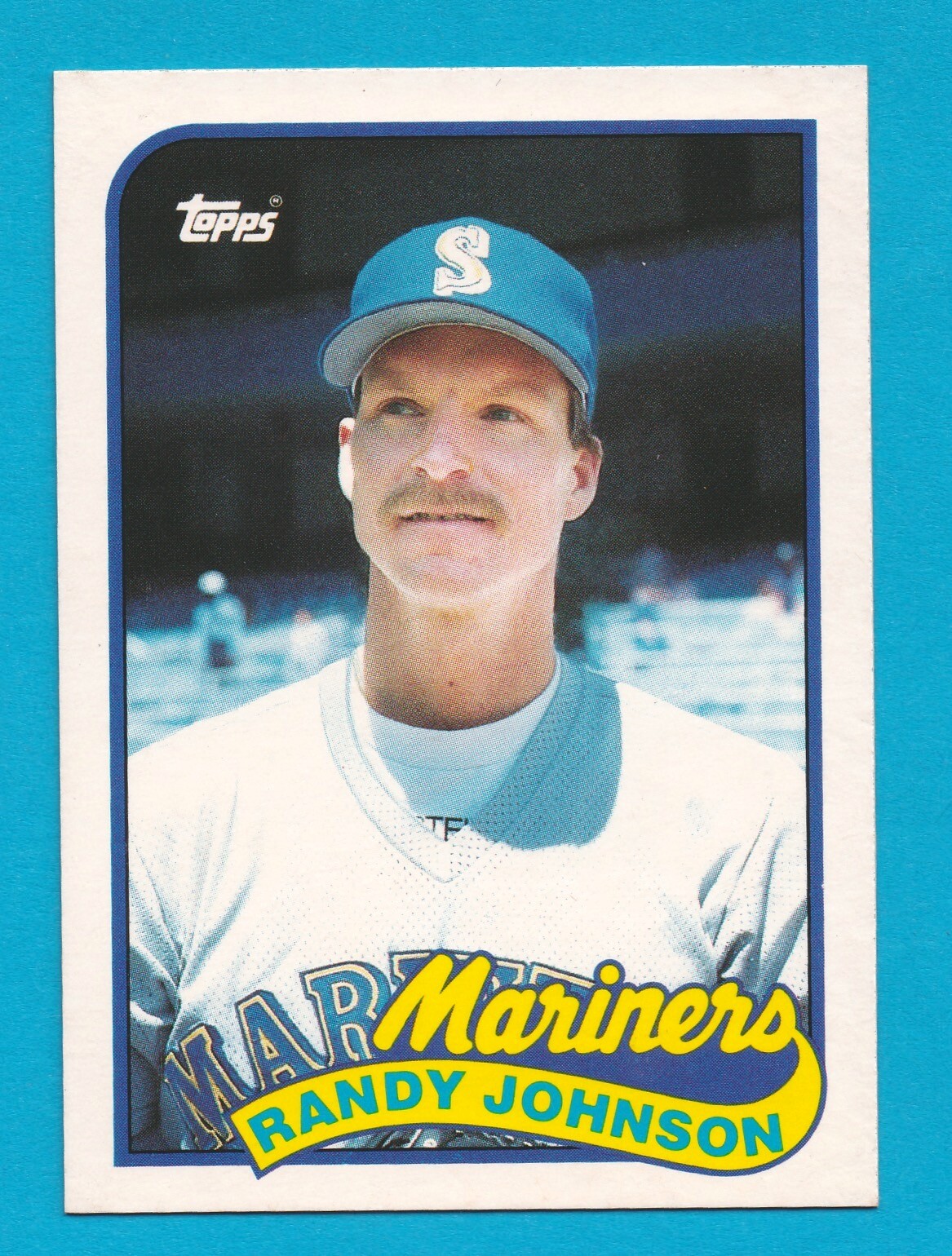  RANDY JOHNSON 1989 TOPPS TRADED CARD #57T ROOKIE  HOF  MARINERS SET BREAK NICE