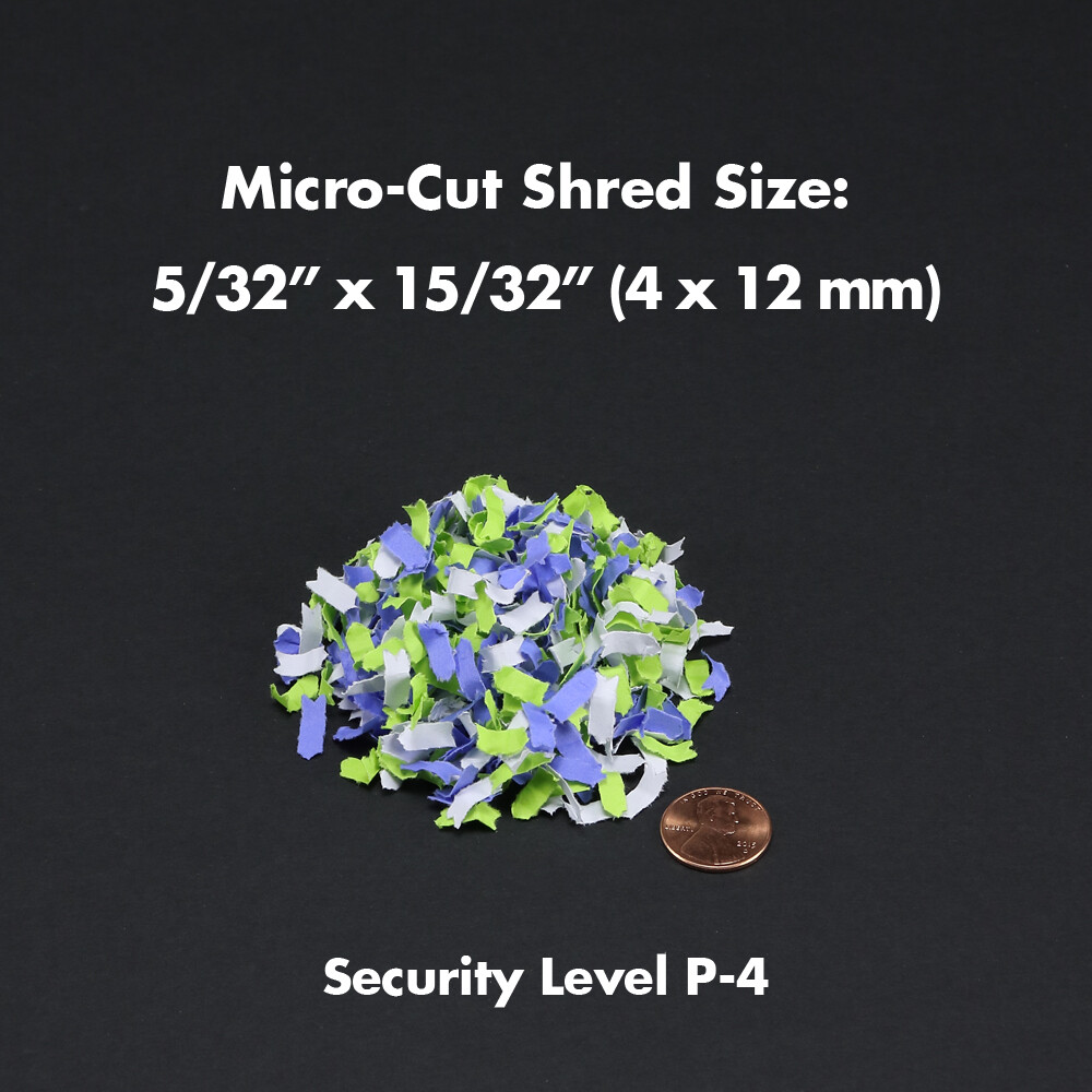 The Aurora AU608MB 6-sheet micro-cut paper/ credit card shredder