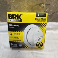 BRK Hard-Wired w/Battery Back-up Ionization Smoke Detector