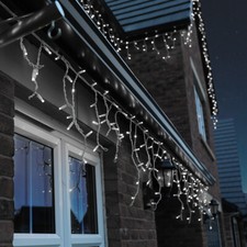 ConnectPro® 5m Icicle Connectable Plug In Christmas LED Outdoor Xmas Fairy Light