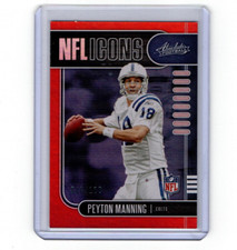 2019 Absolute NFL Icons Spectrum Red #7 Peyton Manning /100 - NM-MT