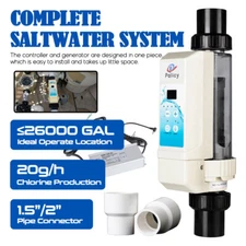 20g/h Salt Water Pool Chlorine Generator System Chlorinator Swimming SPA Pool