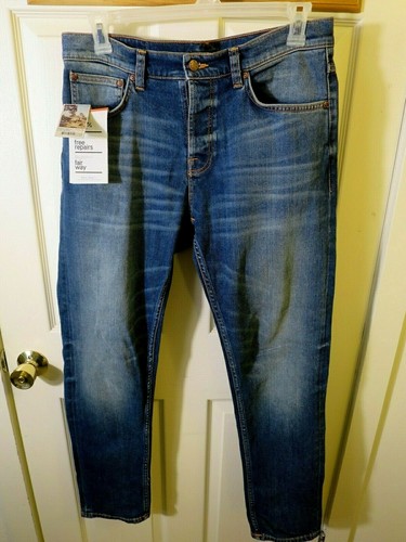 NUDIE STEADY EDDIE II 'Indigo Shades 