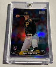 2024 Stadium Club Chrome Paul Skenes Refractor Holo Silver RC Rookie 🔥🔥
