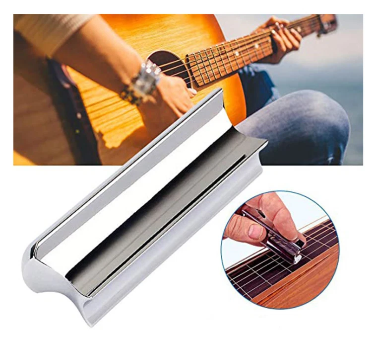 Solid Hawaiian Guitar Slide Tonebar Lap Steel Metal Electric Guitar Accessory AU - image 3 of 4
