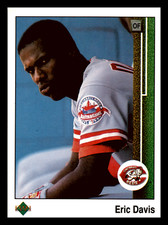 Eric Davis  1989 Upper Deck #410  Cincinnati Reds NM-MINT