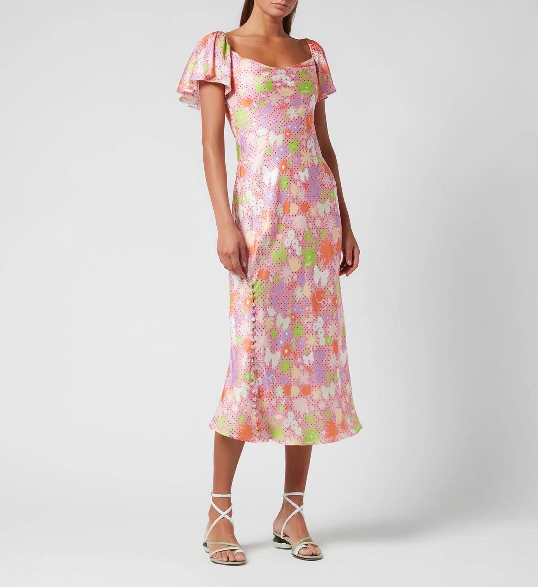 Olivia rubin top pink dress