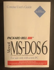 Microsoft MS-DOS 6 Operating System User Guide Original New W/ COA