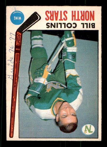 1969-70 O-Pee-Chee #126 Bill Collins Northstars Rookie Marked (ref 5878)