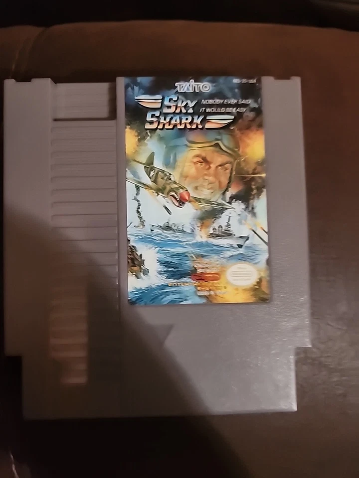 Sky Shark (Nintendo Entertainment System, 1989) - Tested Game W/Manual - Image 2 of 4