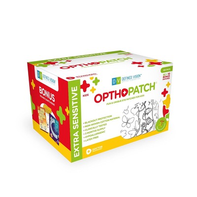 Fun Color Your Own Eye Patches with Reward Posters - Ideal for Kids' Eye Care