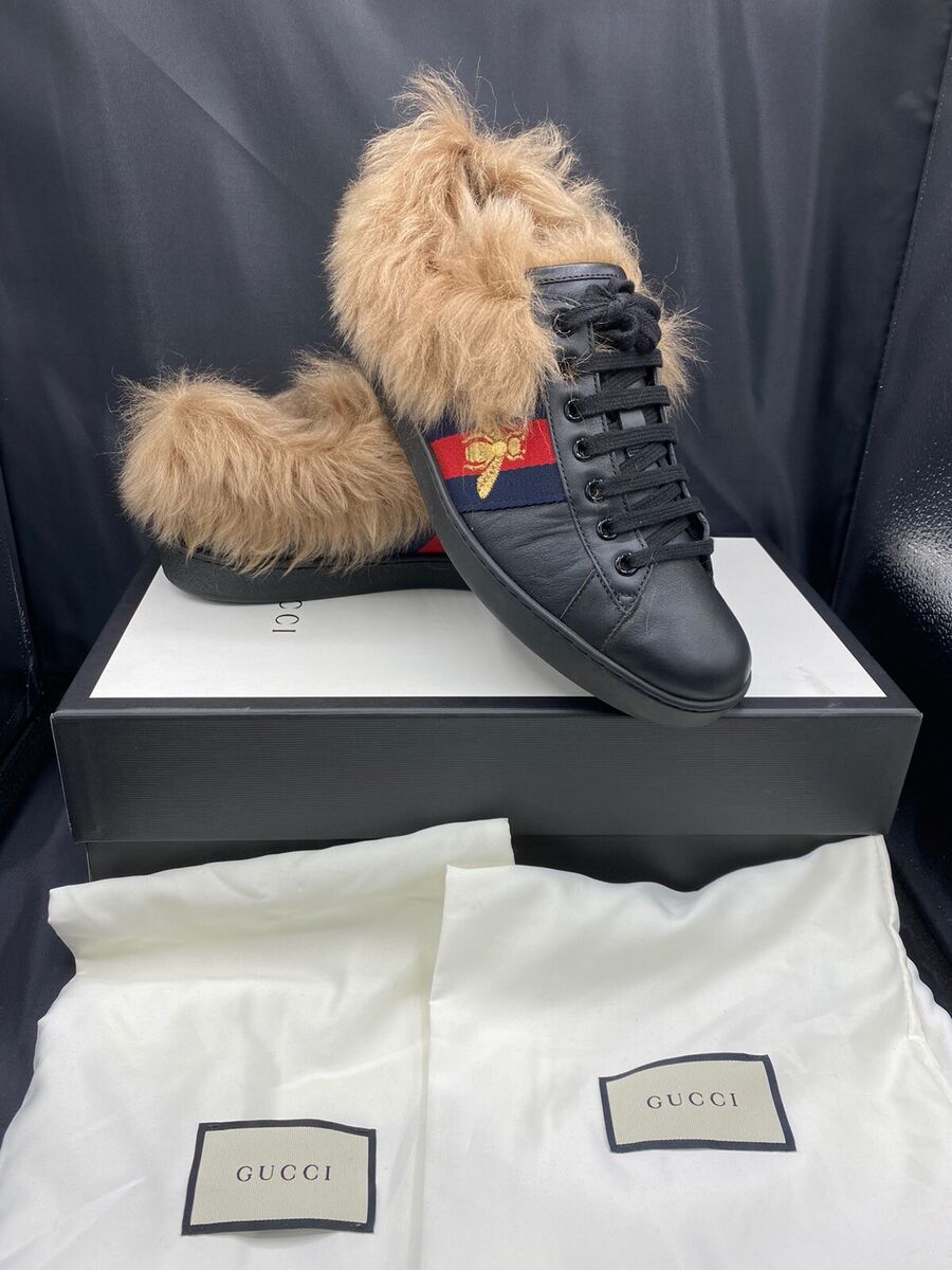 Gucci Ace Fur Sneakers | eBay Gucci Ace Fur Sneakers | eBay