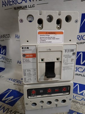 Cutler Hammer EATON HKD3400 HKD3400F KT3400T 65kA@480v 3P -TESTED