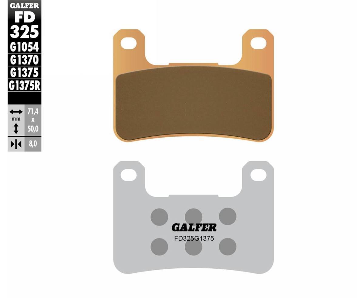 Galfer Front Brake Pads SUZUKI GSX R 600 2008 > 2010 FD325