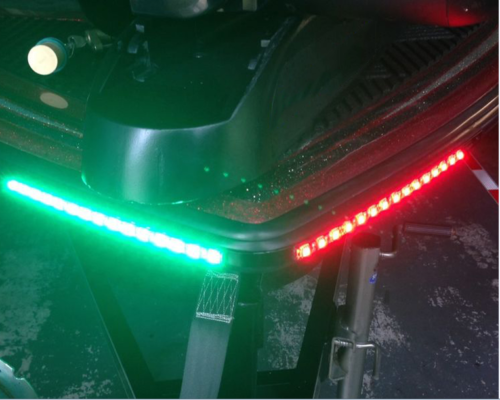 Red&Green LED Lighting Bass Boat Bow Navigation Light Marine for Triton Nitro 2x - Foto 14 di 20